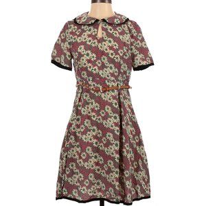 LAST CHANCE—Pink Martini collared retro dress with belt